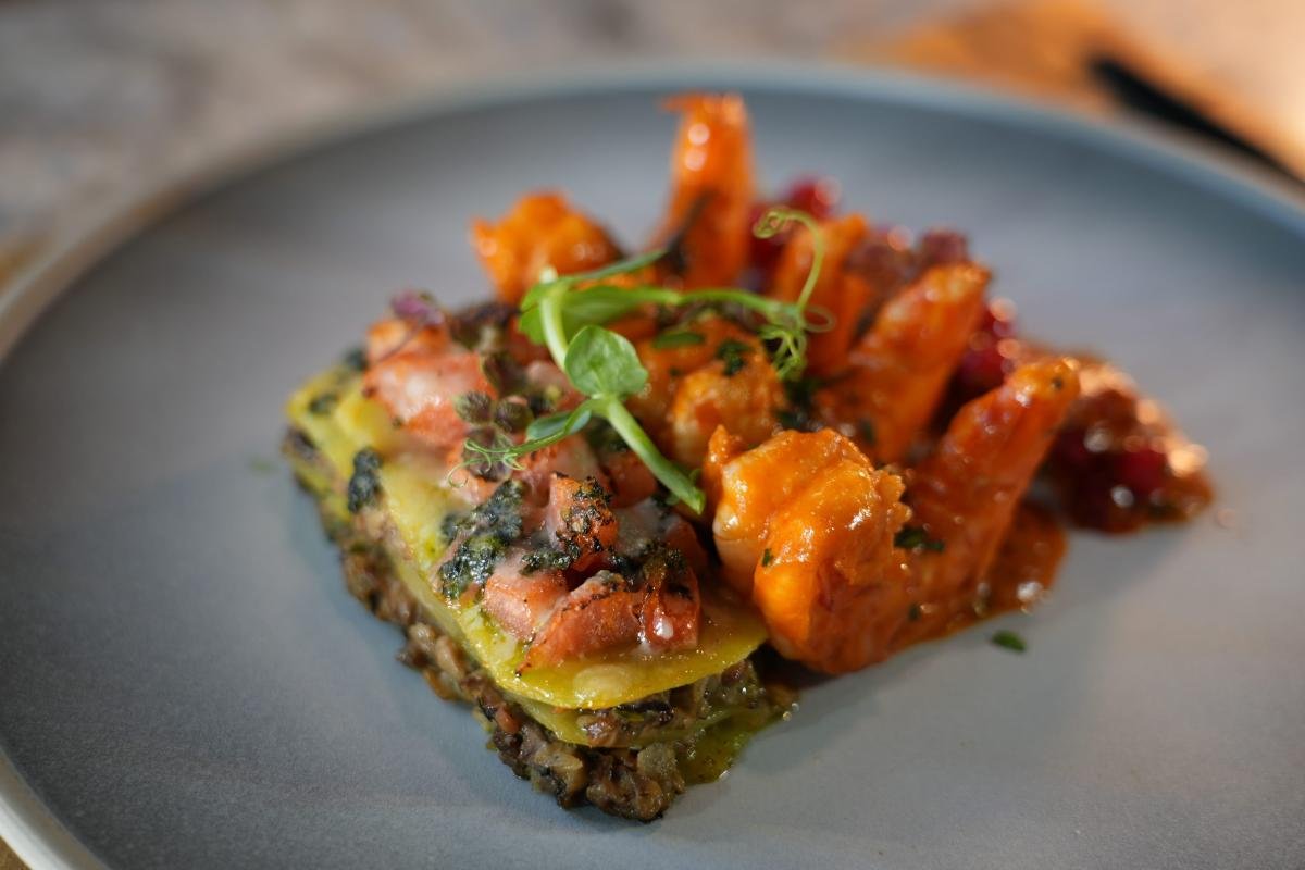 Pan-Fried Spicy Creamed Shrimp