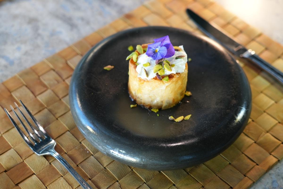 Crispy Cinnamon & Pineapple Strudel Wrapped in Baklava Pastry